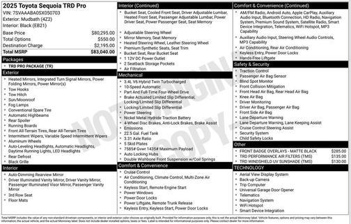 Mudbath 2025 Toyota Sequoia TRD Pro