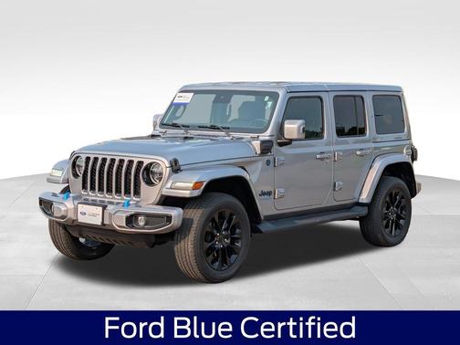 Billet Silver Metallic Clearcoat 2021 Jeep Wrangler Unlimited 4xe Sahara High Altitude