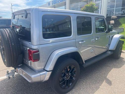 Billet Silver Metallic Clearcoat 2021 Jeep Wrangler Unlimited 4xe Sahara High Altitude