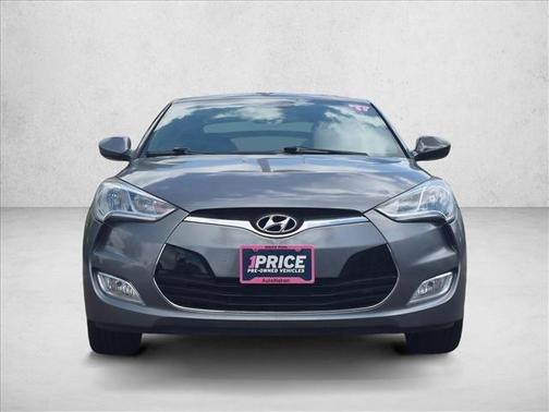 Triathlon Gray Metallic 2017 Hyundai Veloster Value Edition