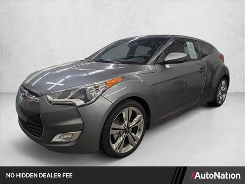Triathlon Gray Metallic 2017 Hyundai Veloster Value Edition
