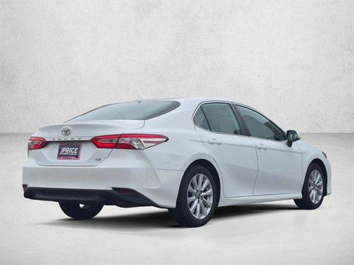 Super White 2019 Toyota Camry LE