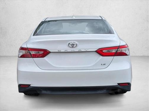 Super White 2019 Toyota Camry LE