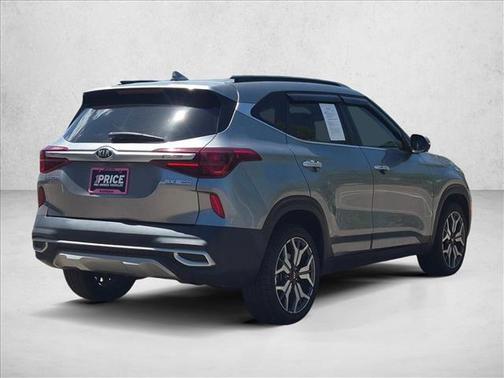 Steel Gray 2021 Kia Seltos SX Turbo