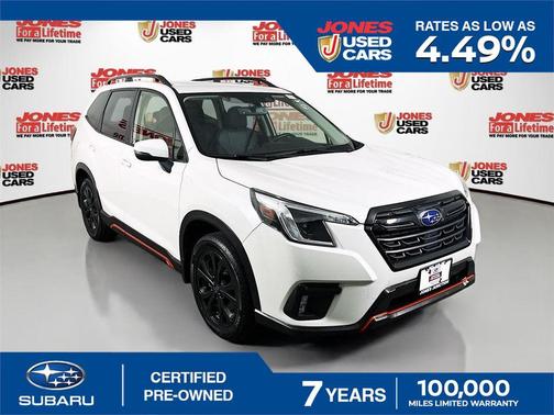 Crystal White Pearl 2023 Subaru Forester Sport