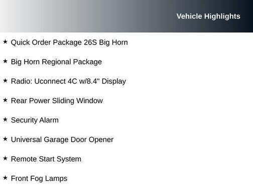 2019 RAM 1500 Big Horn