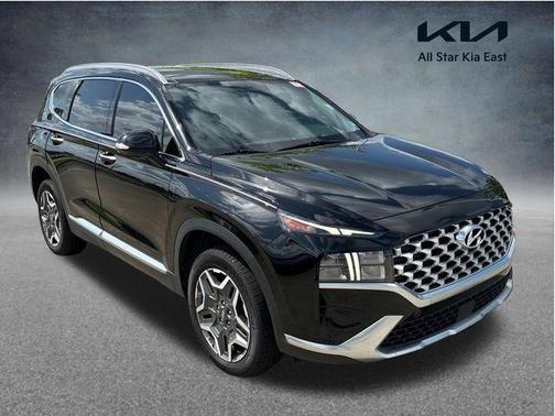 Twilight Black 2022 Hyundai SANTA FE HEV SEL Premium