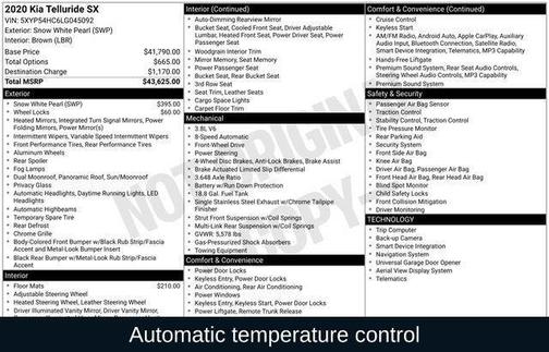 2020 Kia Telluride SX
