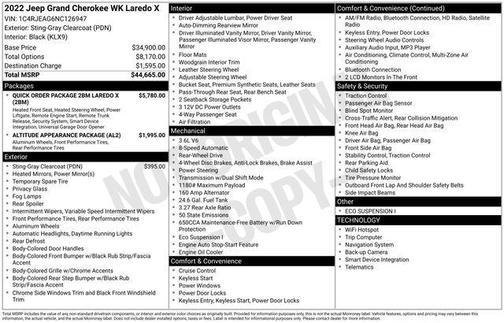 2022 Jeep Grand Cherokee Laredo
