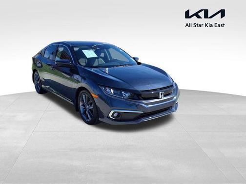Cosmic Blue Metallic 2019 Honda Civic EX