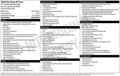 2023 Kia Forte GT-Line