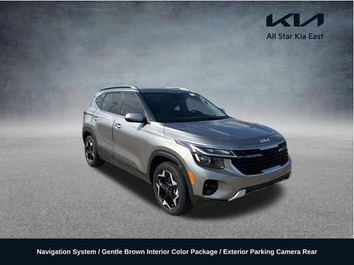 Steel Gray 2024 Kia Seltos EX