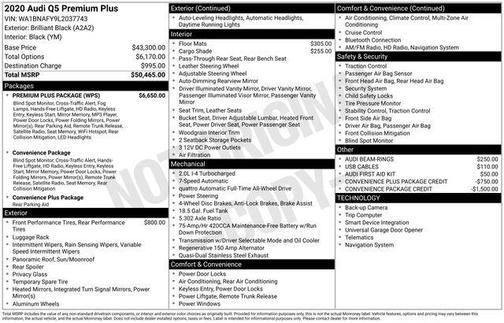 2020 Audi Q5 45 Premium Plus