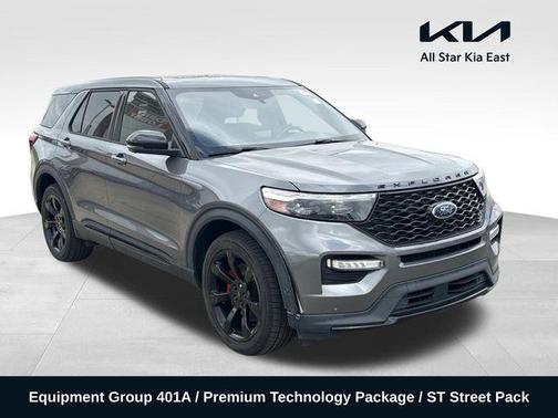 Carbonized Gray Metallic 2021 Ford Explorer ST