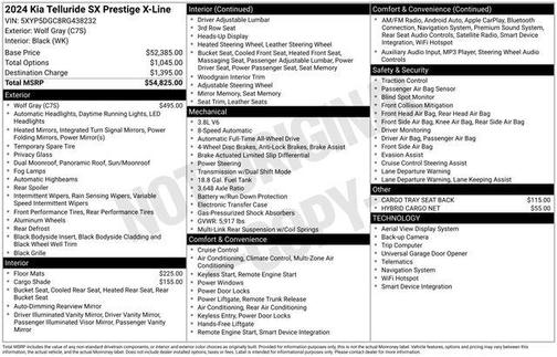 2024 Kia Telluride SX Prestige X-Line