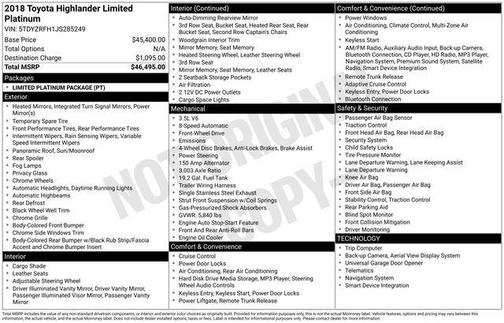 Predawn Gray Mica 2018 Toyota Highlander