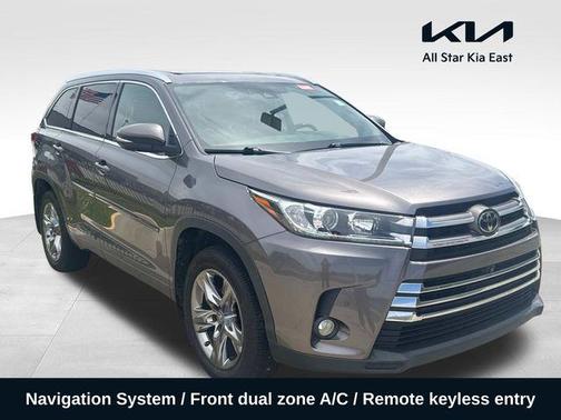 Predawn Gray Mica 2018 Toyota Highlander Limited Platinum