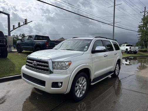 Blizzard Pearl 2015 Toyota Sequoia Platinum