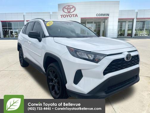 Super White 2021 Toyota RAV4 LE