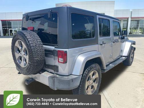 Billet Silver Metallic Clearcoat 2016 Jeep Wrangler Unlimited Sahara