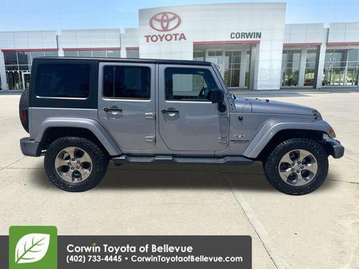 Billet Silver Metallic Clearcoat 2016 Jeep Wrangler Unlimited Sahara