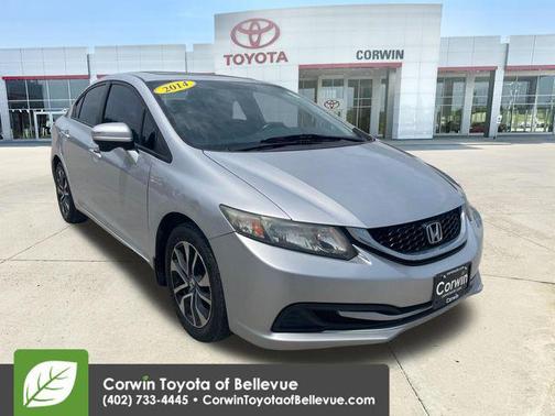 Alabaster Silver Metallic 2014 Honda Civic EX