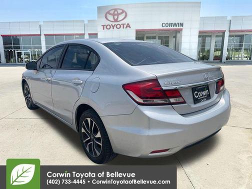 Alabaster Silver Metallic 2014 Honda Civic EX