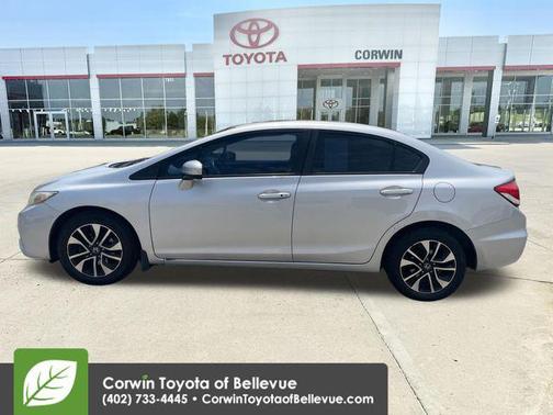 Alabaster Silver Metallic 2014 Honda Civic EX