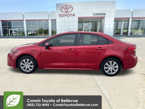 Barcelona Red Metallic 2020 Toyota Corolla LE