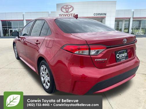 Barcelona Red Metallic 2020 Toyota Corolla LE