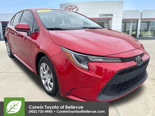 Barcelona Red Metallic 2020 Toyota Corolla LE