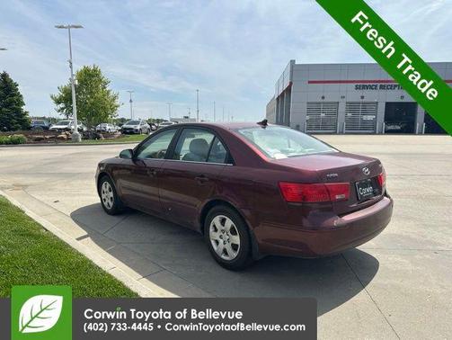 Dark Cherry Red Mica 2009 Hyundai SONATA GLS