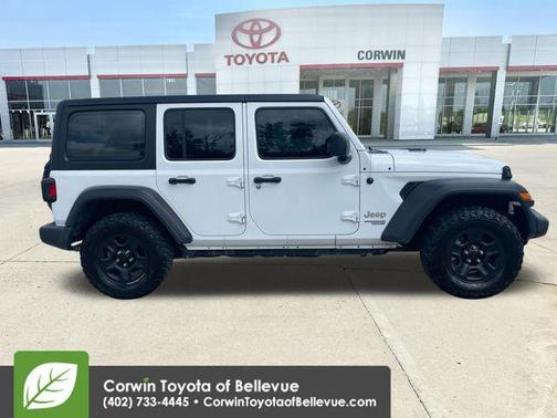 Bright White Clearcoat 2018 Jeep Wrangler Unlimited Sport