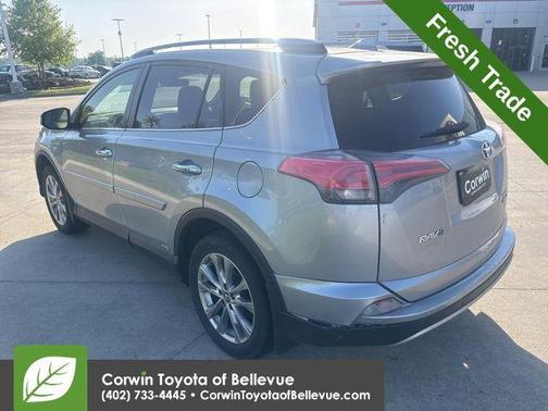 Silver Sky Metallic 2018 Toyota RAV4 Hybrid Limited