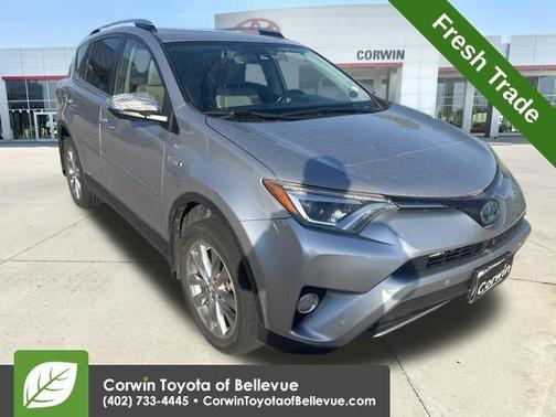 Silver Sky Metallic 2018 Toyota RAV4 Hybrid Limited