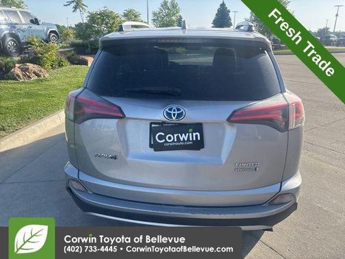 Silver Sky Metallic 2018 Toyota RAV4 Hybrid Limited