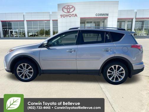 Silver Sky Metallic 2018 Toyota RAV4 Hybrid Limited