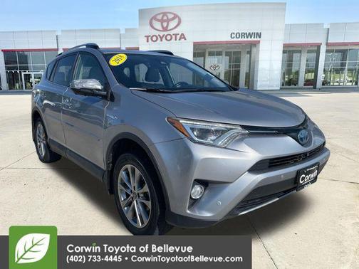 Silver Sky Metallic 2018 Toyota RAV4 Hybrid Limited