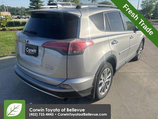 Silver Sky Metallic 2018 Toyota RAV4 Hybrid Limited