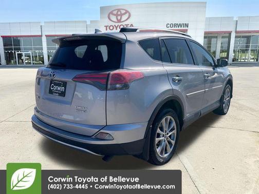 Silver Sky Metallic 2018 Toyota RAV4 Hybrid Limited