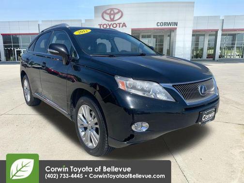 Black 2012 Lexus RX 450h Base