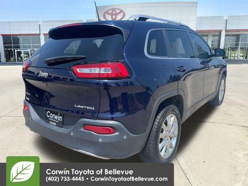True Blue Pearlcoat 2016 Jeep Cherokee Limited