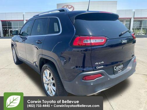 True Blue Pearlcoat 2016 Jeep Cherokee Limited