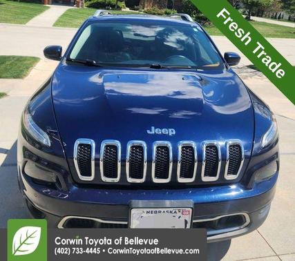 True Blue Pearlcoat 2016 Jeep Cherokee Limited