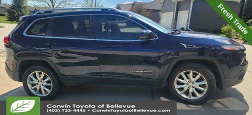 True Blue Pearlcoat 2016 Jeep Cherokee Limited