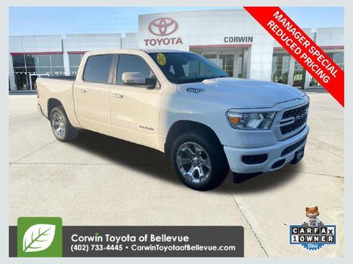 Bright White Clearcoat 2022 RAM 1500 Big Horn/Lone Star