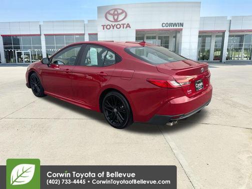 Supersonic Red 2025 Toyota Camry SE