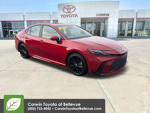 Supersonic Red 2025 Toyota Camry SE