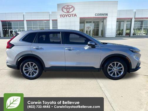 Solar Silver Metallic 2025 Honda CR-V EX-L AWD