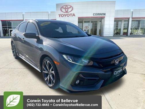 Gray 2021 Honda Civic Sport